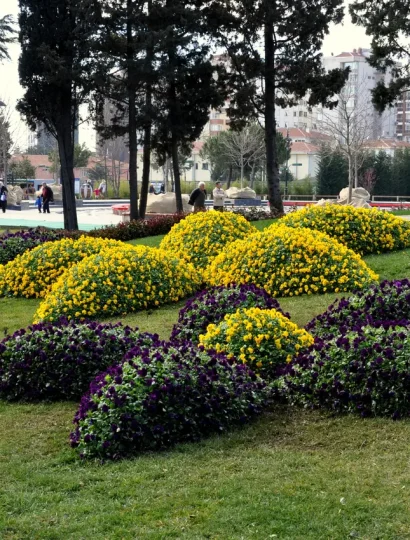 Göztepe Parkı Dekoratif Canlı Objeler (6)