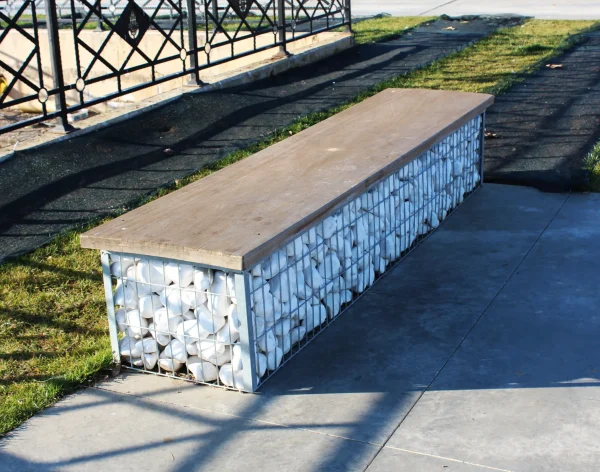 dikdörtgen gabion bank 4