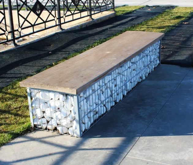 dikdörtgen gabion bank 4