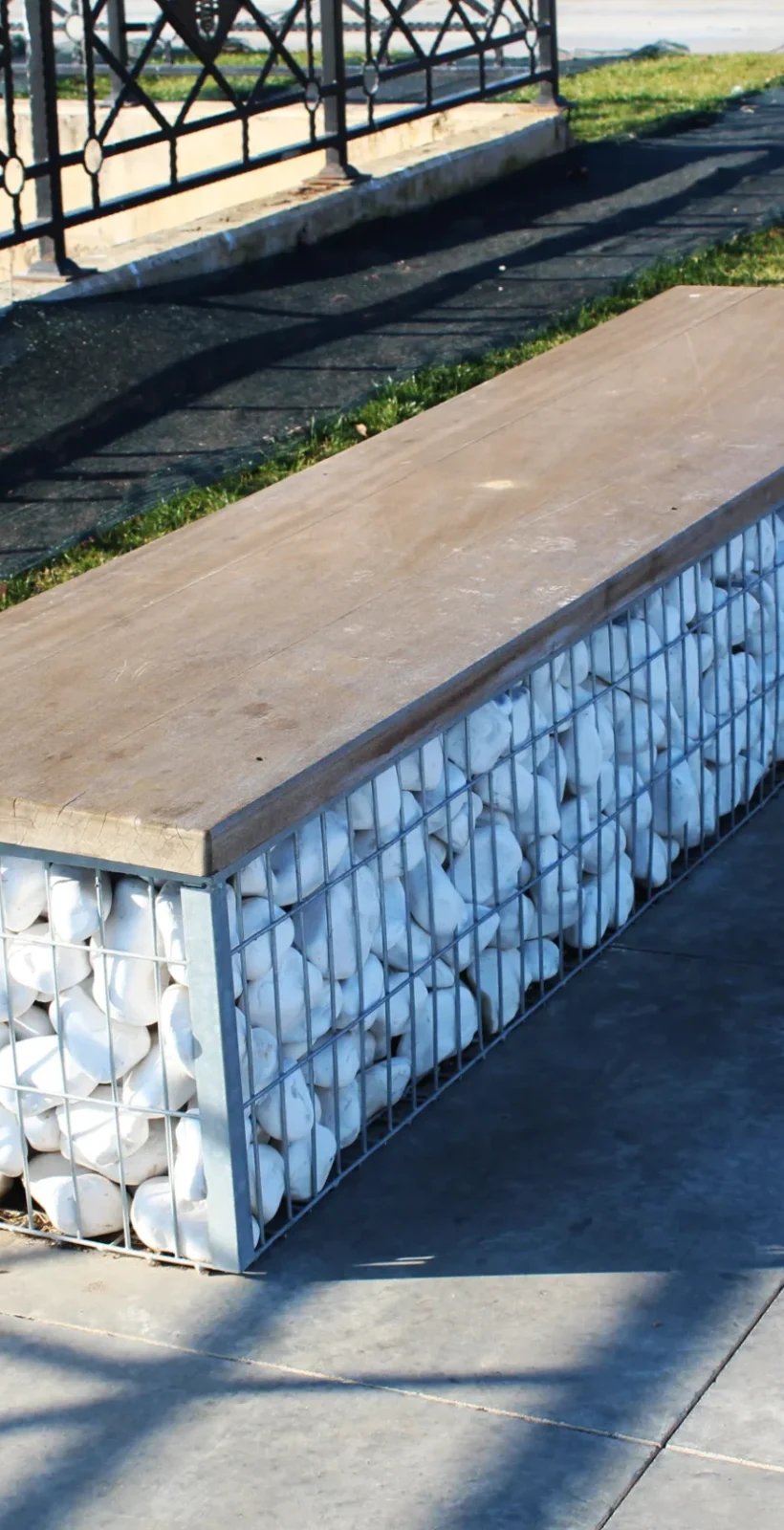 dikdörtgen gabion bank 4